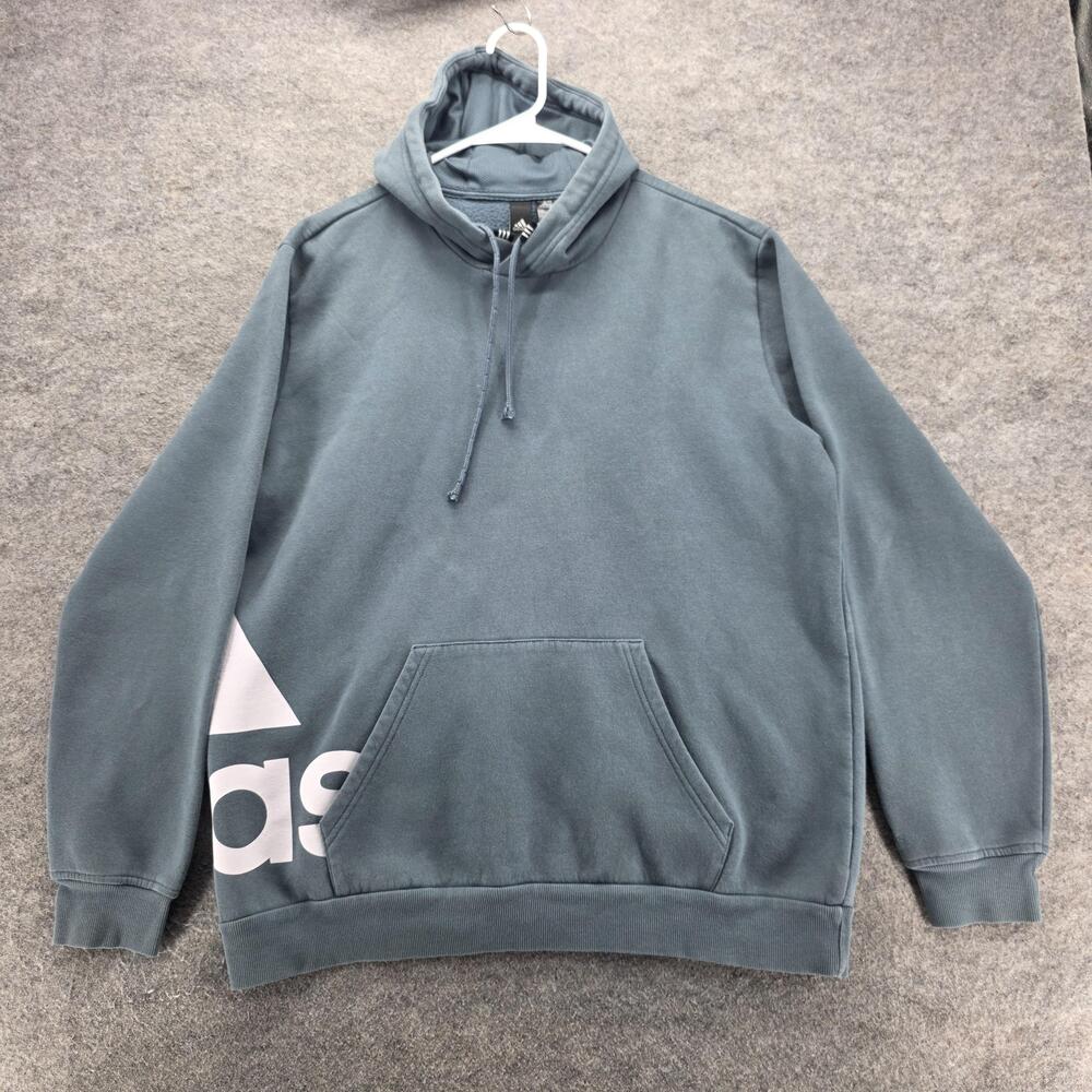 Adidas Hoodie Mens Small Pullover Sweatshirt Athletic Kangaroo Pocket